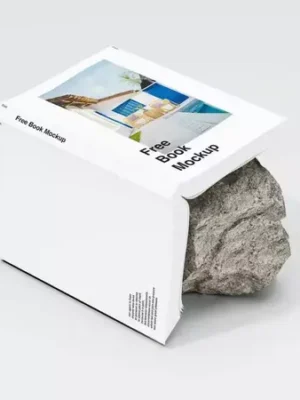 Free Unique Book Mockup