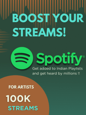 Spotify Streams 100k