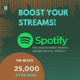 Spotify Streams 25k